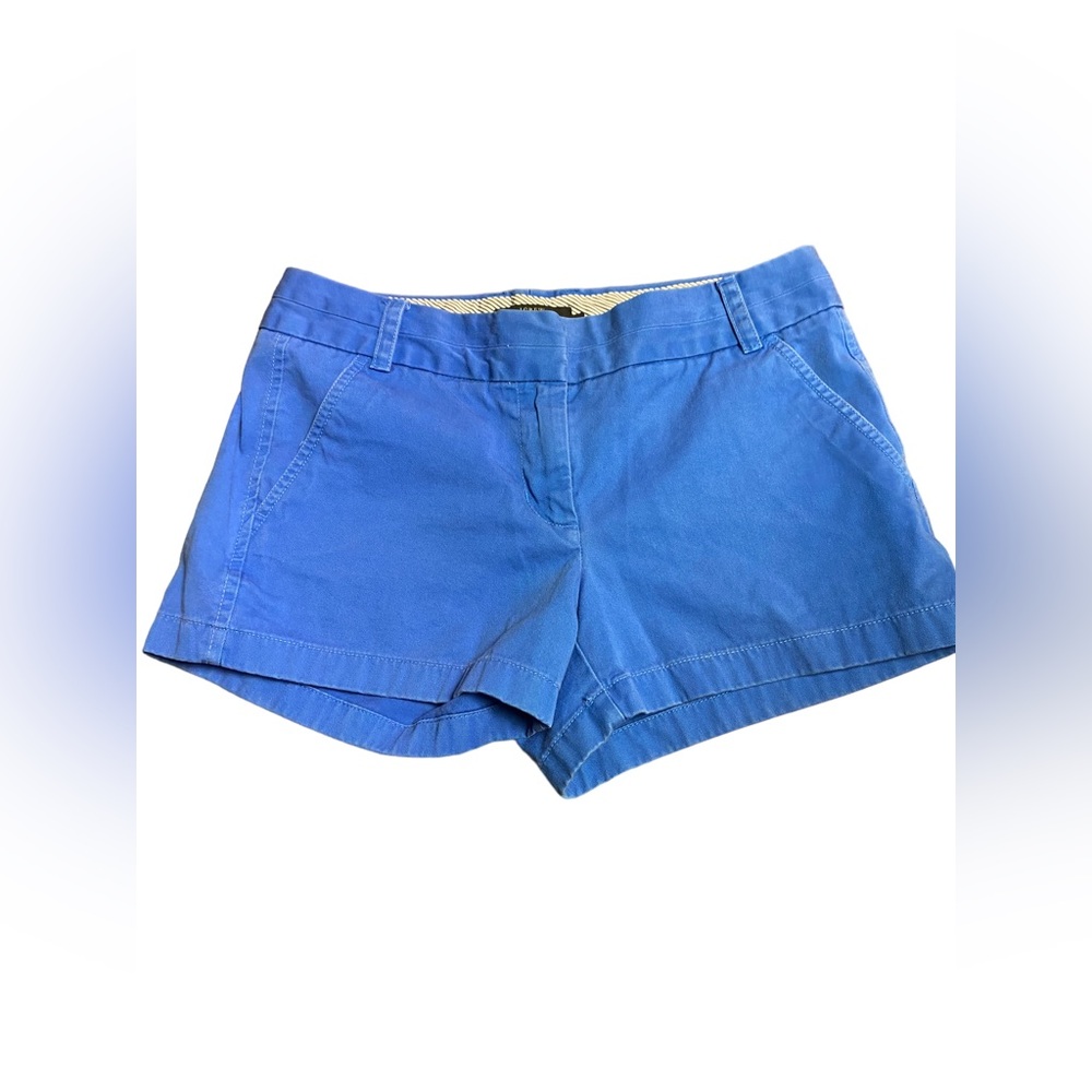 J.CREW WOMENS BLUE SHORTS SIZE 4